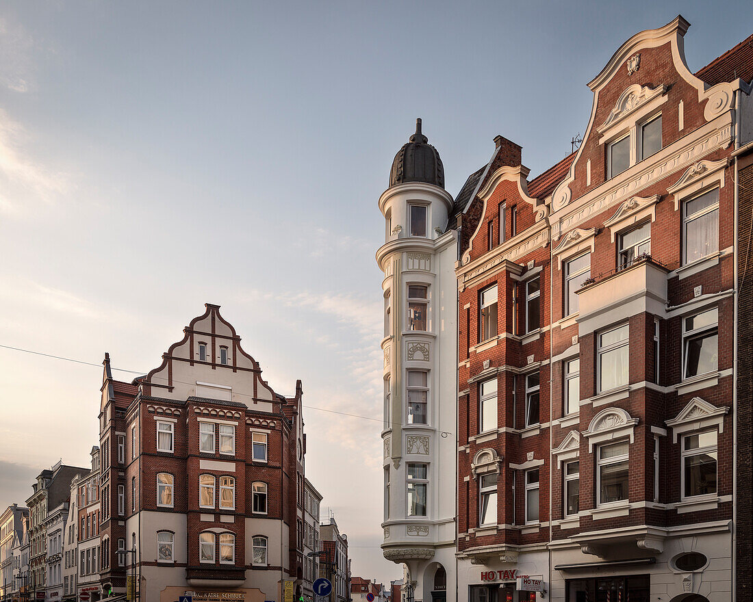 UNESCO World Heritage Hanseatic Town Luebeck, historic houses in the old town, Luebeck, Schleswig-Holstein, Germany