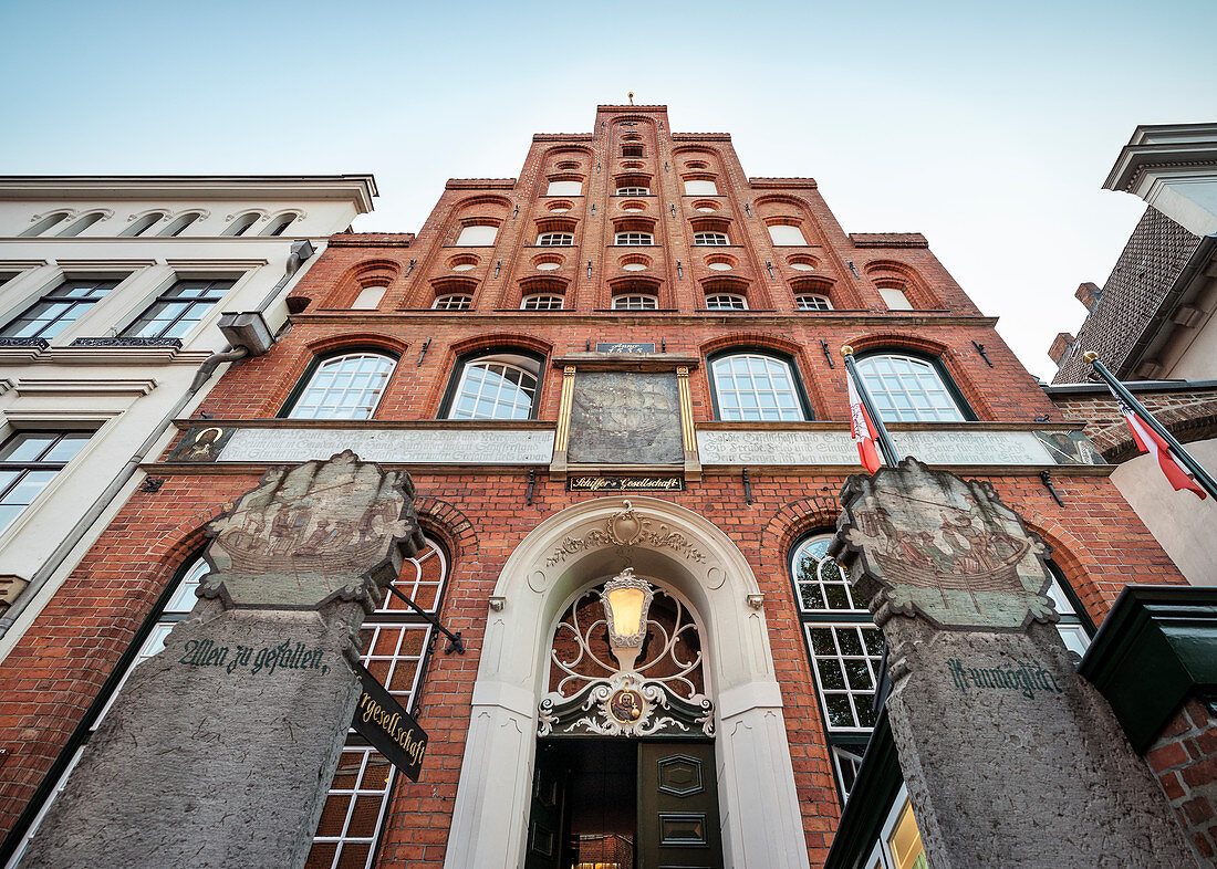 UNESCO Welterbe Hansestadt Lübeck, Restaurant Schiffergesellschaft, Schleswig-Holstein, Deutschland