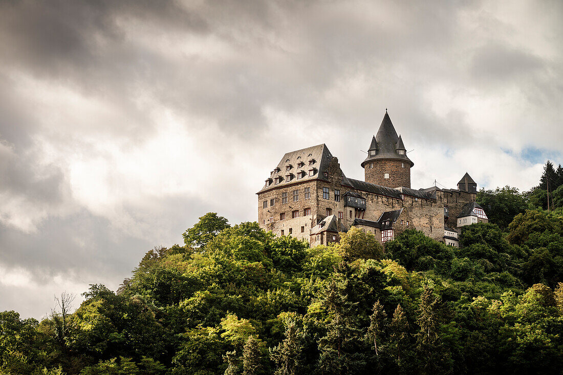 UNESCO Welterbe Oberes Mittelrheintal, Burg Stahleck, Rhein, Rheinland-Pfalz, Deutschland