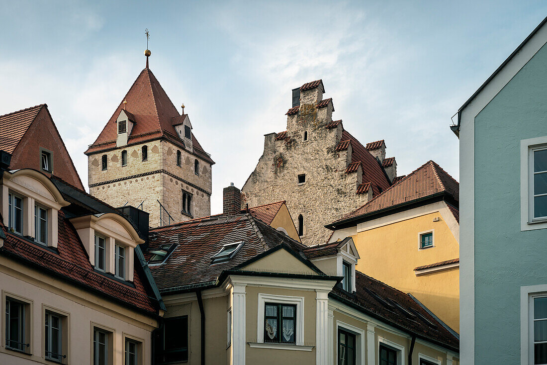 UNESCO Welterbe Regensburger Altstadt, Regensburg, Bayern, Deutschland