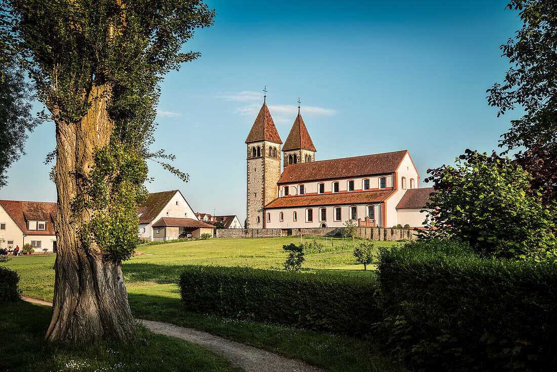 UNESCO World Heritage Reichenau Monastery Island, Church of St. Peter and Paul, Niederzell, Lake Constance, Baden-Wuerttemberg, Germany