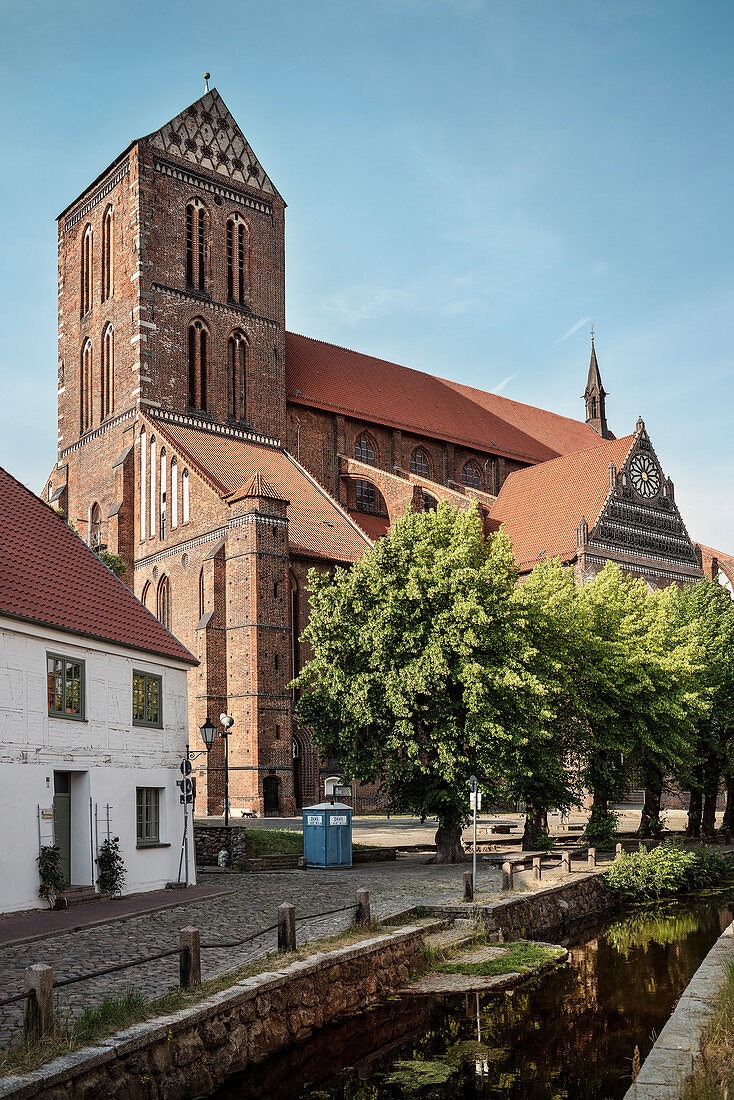 UNESCO World Heritage Hanseatic city of Wismar, Nikolai church, church of St. Nicholas, Wismar, Mecklenburg-West Pomerania, Germany