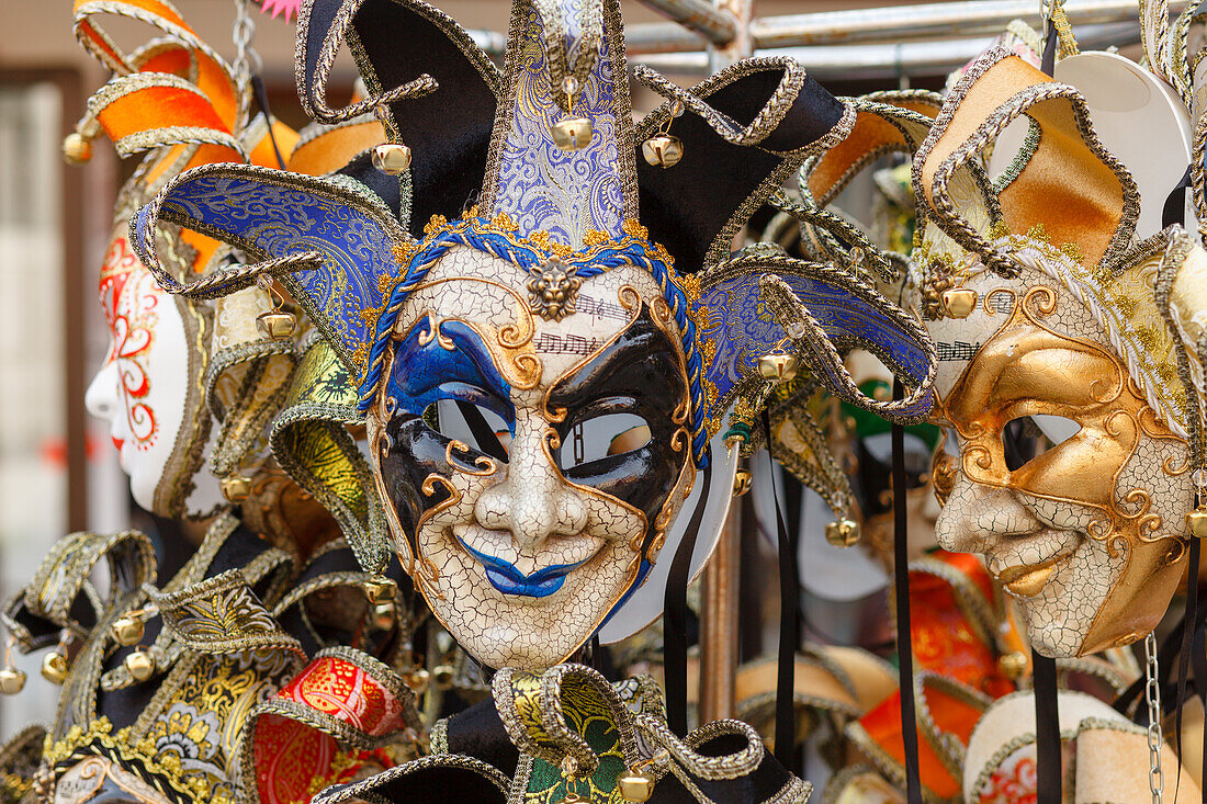 venezianische Masken, Karneval, Venedig, Venetien, Veneto, Italien, Europa