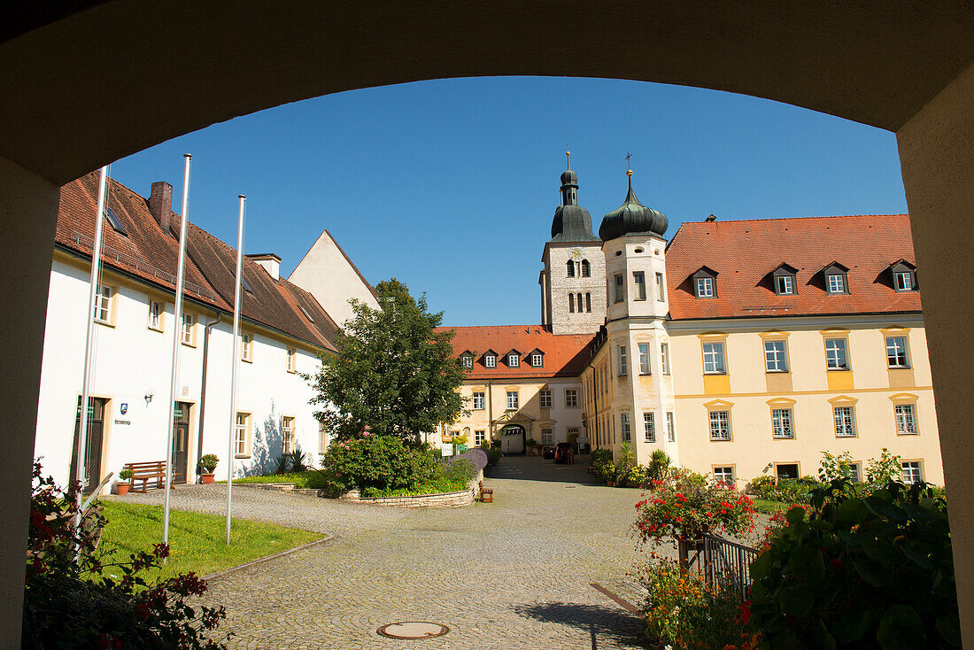 The Benedictine Abbey Planksetten in the Sulz Valley between Beilngries and Berching, Lower Bavaria