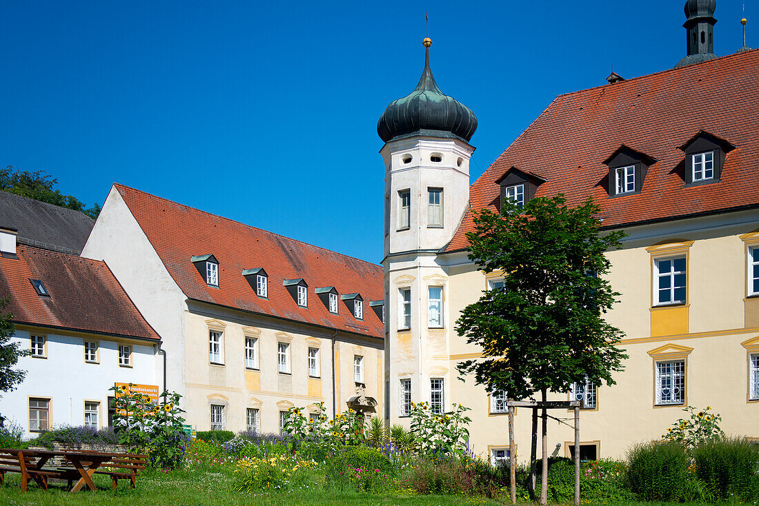 The Benedictine Abbey Planksetten in the Sulz Valley between Beilngries and Berching, Lower Bavaria