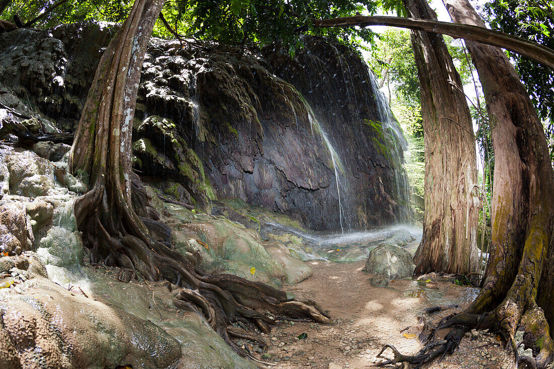 Hughs Dale Waterfall, Christmas Island, Australia