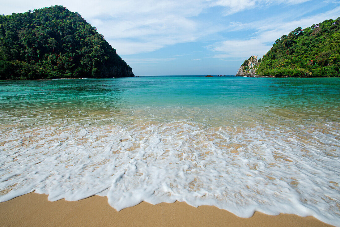 Deserted Beach on Macleod Island in the Margui Archipelago, Myanmar