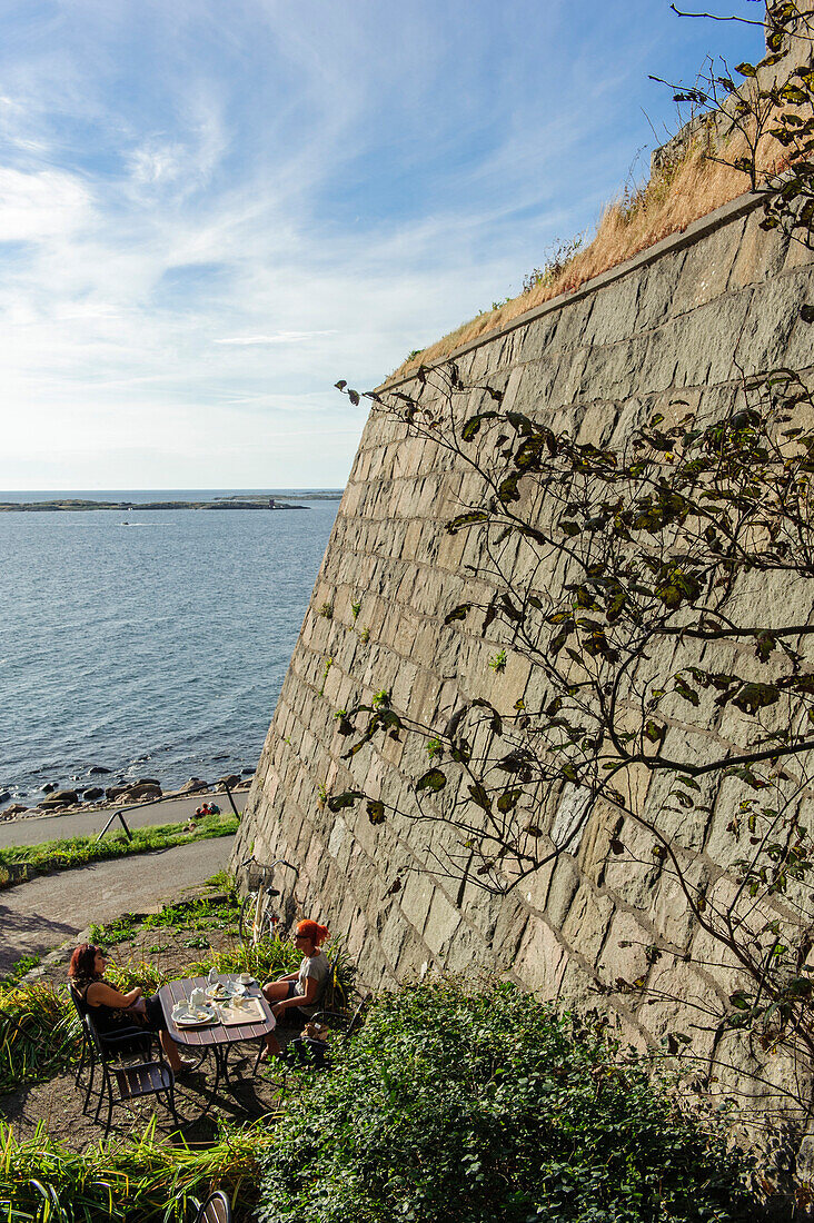 Cafe at the fortress of Varberg, Sweden