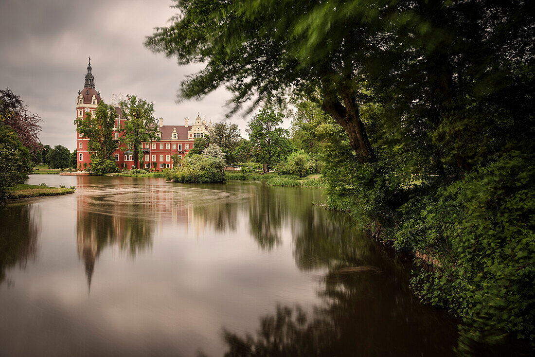 UNESCO World Heritage Muskau Gardens Prince Pueckler Park, New Castle, Lausitz, Saxony, Germany