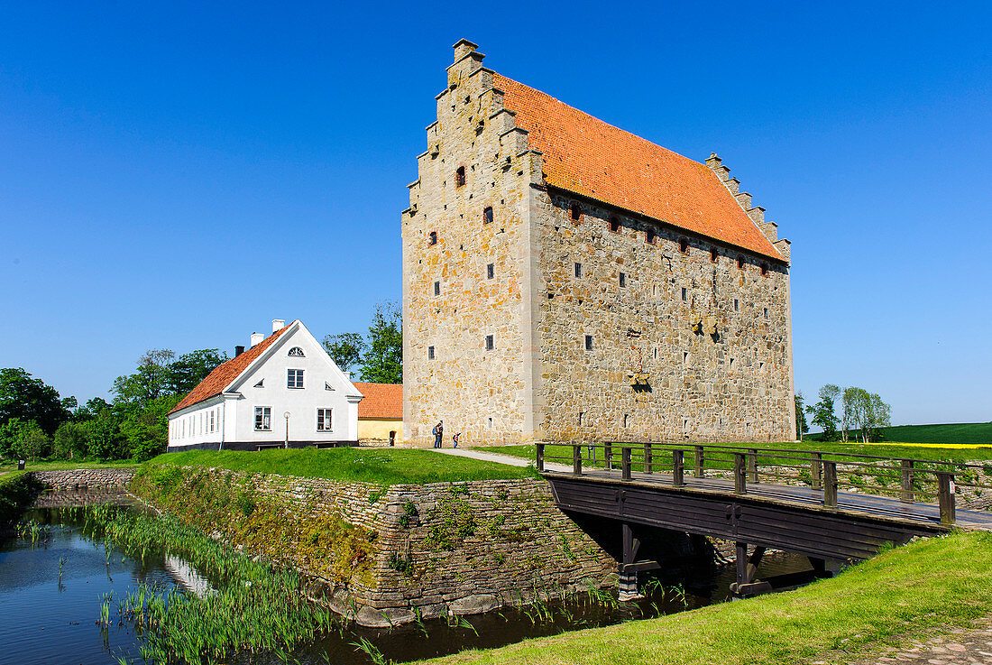 Castle Glimmingehus is today a museum, Skane, southern Sweden, Sweden
