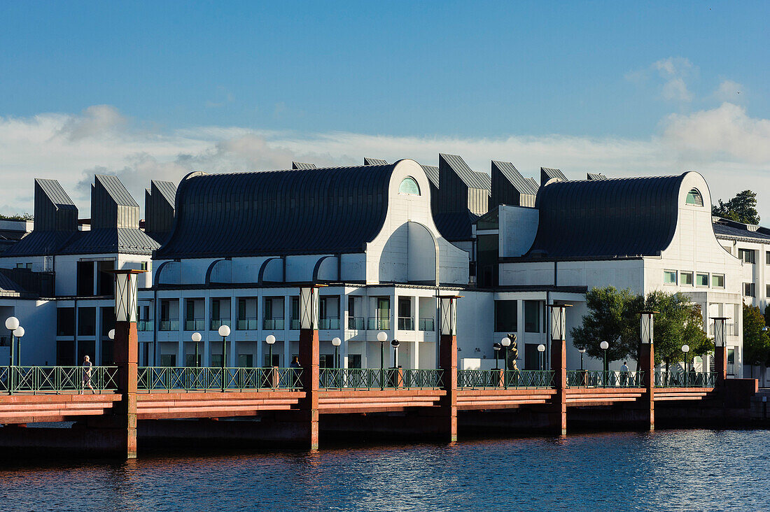Dunkers Kulturhus im Hafen von  Helsingborg, Südschweden, Skane, Südschweden, Schweden