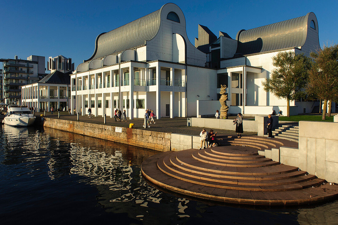 Dunkers Kulturhus im Hafen von  Helsingborg, Südschweden, Skane, Südschweden, Schweden