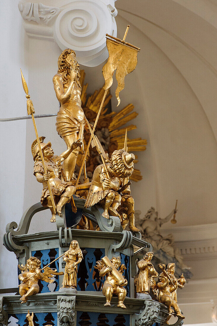 Dom from inside overlooking pulpit, Schweden