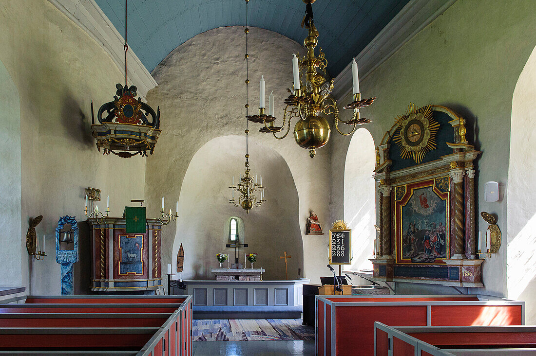 kleine Kirche auf der Insel Oeland , Schweden