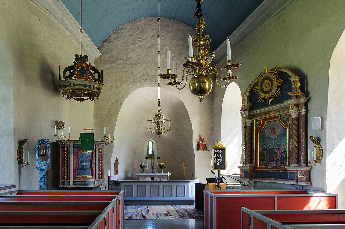 small church on the island Oeland, Schweden