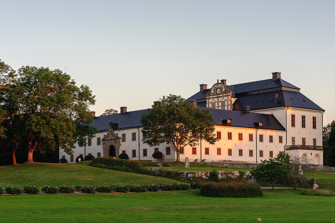 Castle of Tidoe in the evening light, Sweden