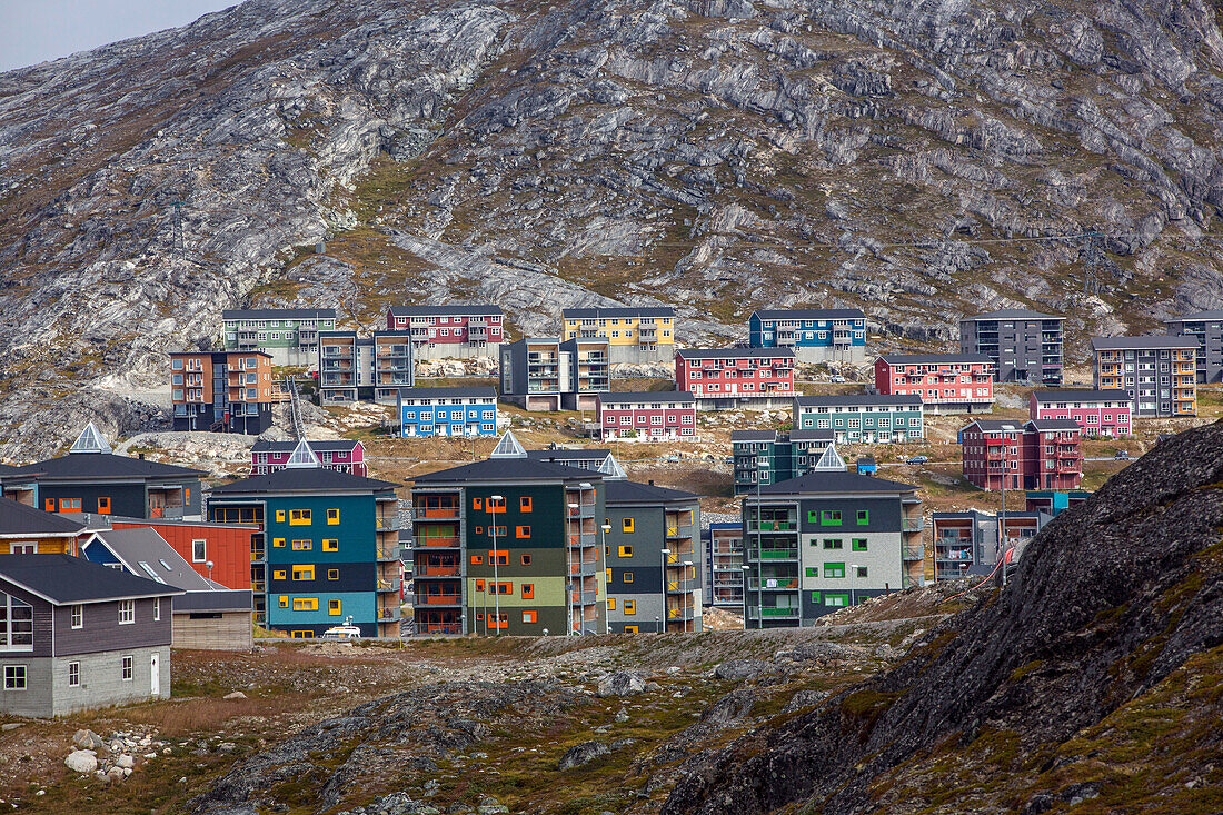 apartment buildings, nuuk, greenland