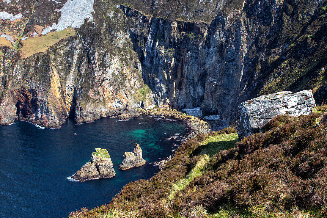 cliffs of slieve league, amongst the highest in europe, county donegal, ireland