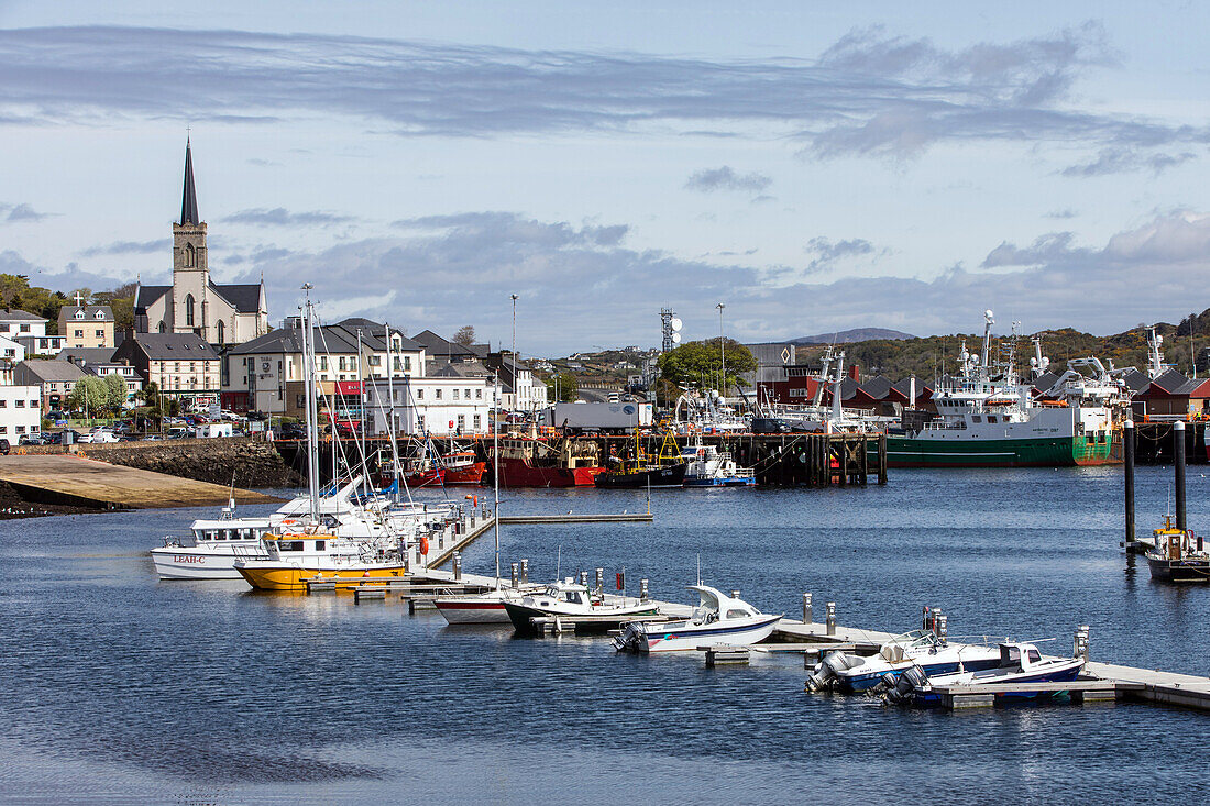 fishing port of killybegs, county donegal, ireland