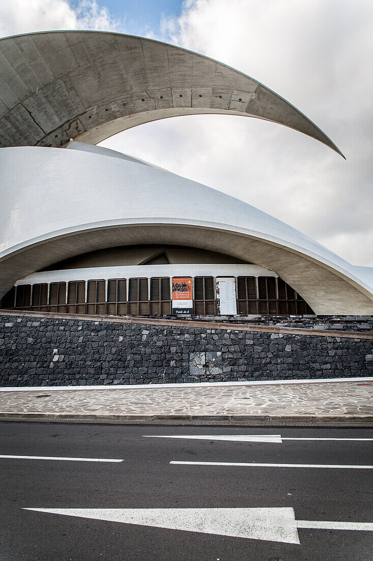 opera, the auditorio, santa cruz de tenerife, island of tenerife, canary islands, spain, europe