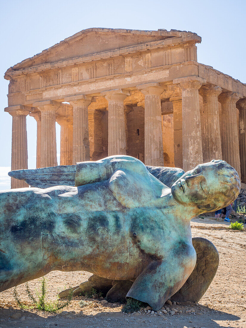 Greek ruins of Agrigento, UNESCO World Heritage Site, Sicily, Italy, Europe