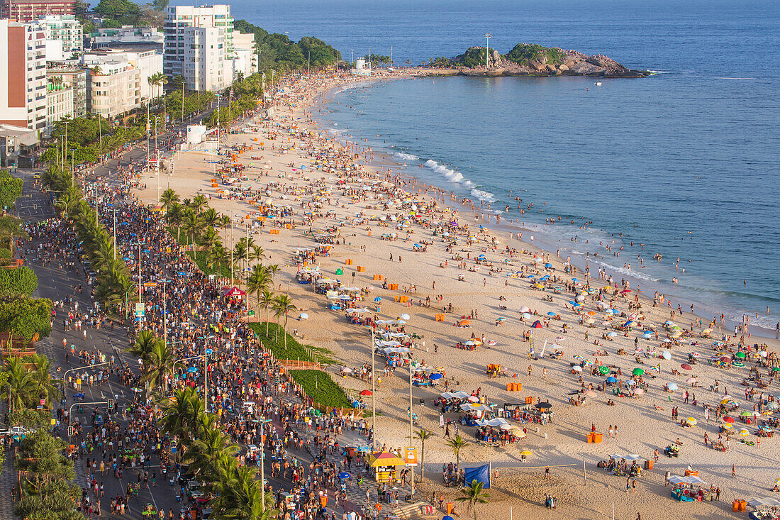 Ipanema Beach, Street carnival, Rio de Janeiro, Brazil, South America