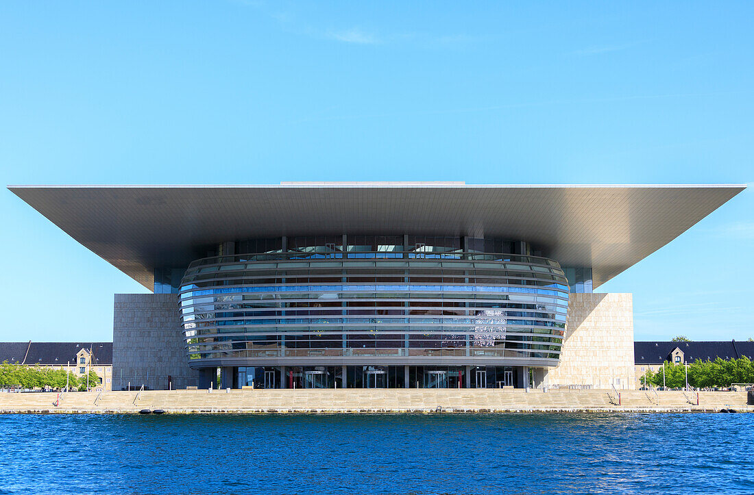 The Copenhagen Opera House (Operaen), Island of Holmen, Copenhagen, Denmark, Europe