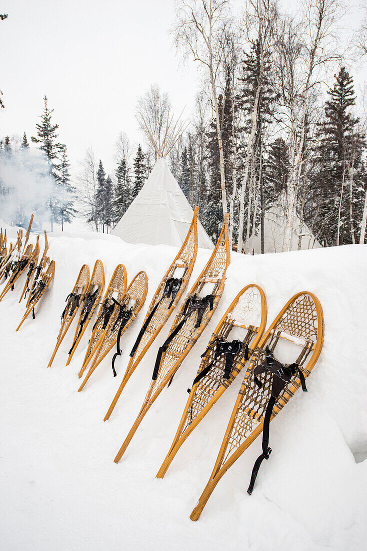 Snowshoes, Yellowknife, Northwest Territories, Canada, North America