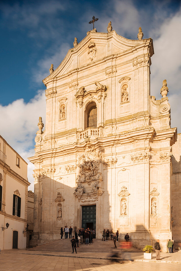 Exterior of Basilica di San Martino, Centro Storico, Martina Franca, Puglia, Italy, Europe