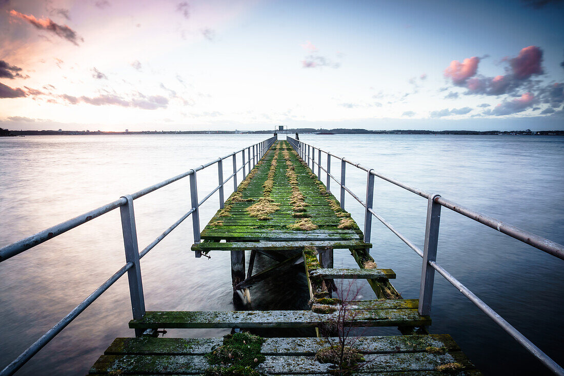 rotten pier, Baltic Sea, Kiel, Kiel fjord, Schleswig Holstein, Germany