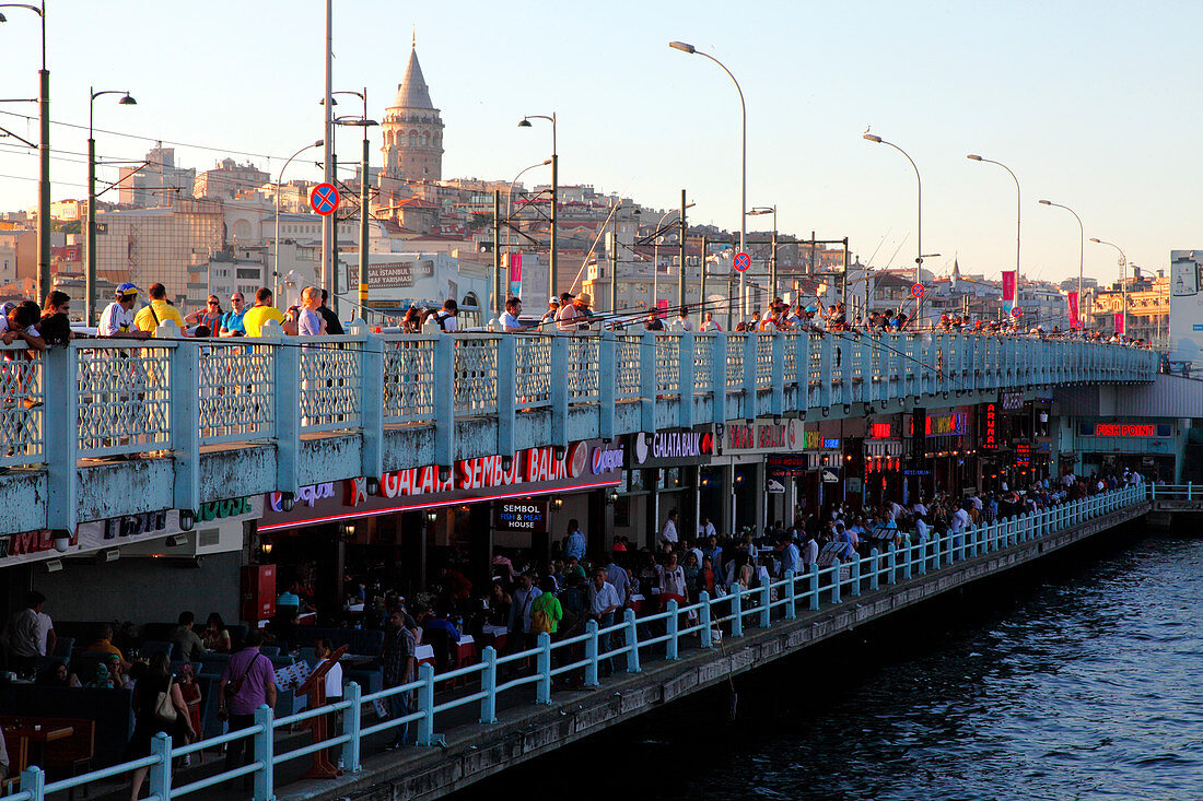 Turkey, Istanbul, Galata bridge