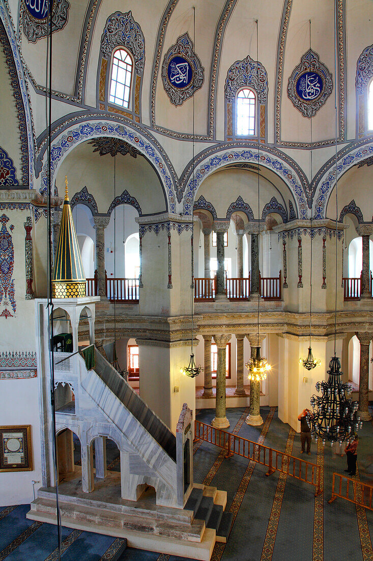 Turkey, Istanbul, municipality of Fatih, district of the small Aya Sofya (kucuk Aya Sofya), old church of Saint Serge and Saint Bacchus,  to day mosque of the small Aya Sofya (Small Ste. Sophie)