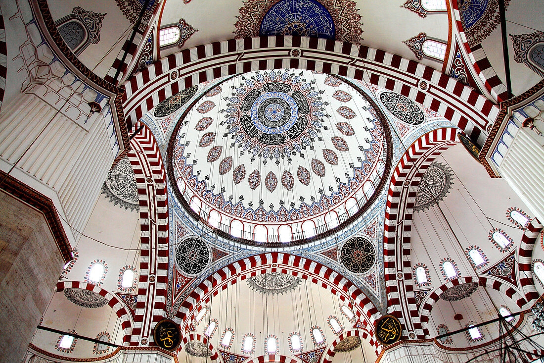 Turkey, Istanbul (municipality of Fatih), district of Sehzadebasi (between the districts of Beyazit and Fatih), mosque of Prince Mehmet (Sehzade camii)