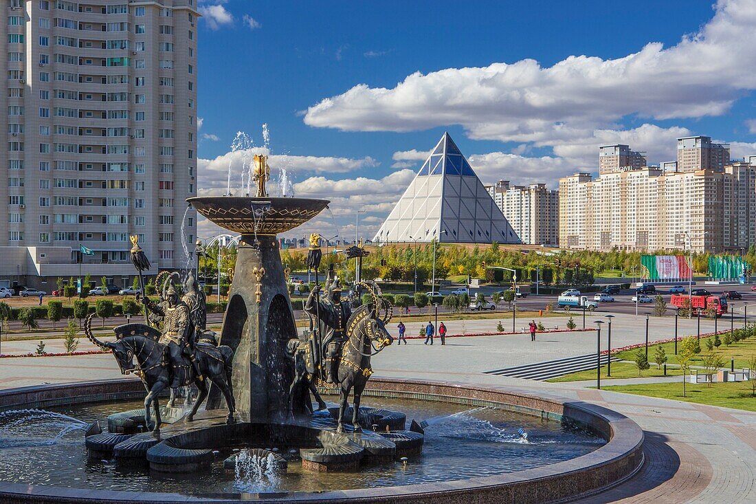 Kazakhstan, Astana City, New Administrative City, Palace of Peace and Accord (Pyramid)