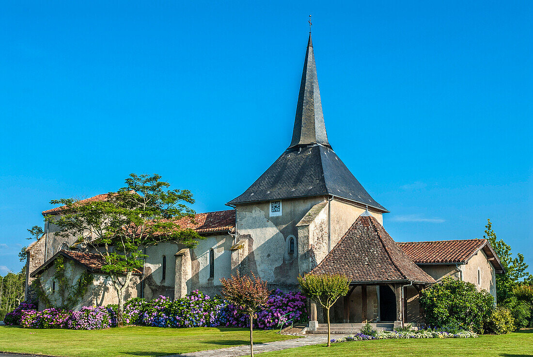 France, Landes, Saint-Paul-en-Born church (Camino de Santiago)