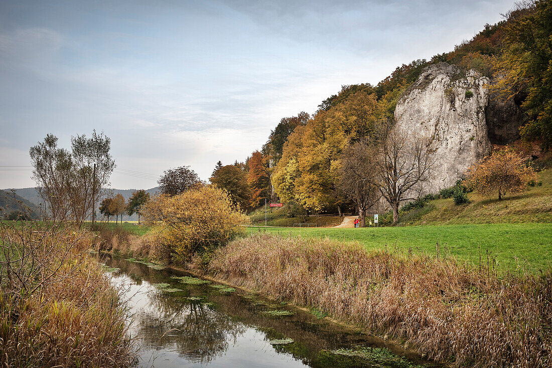 UNESCO World Heritage Ice Age Caves of the Swabian Alb, „Hohler Fels“ Cave (where „Venzs vom Hohlen Fels“ was found), Aach Valley, Baden-Wuerttemberg, Germany