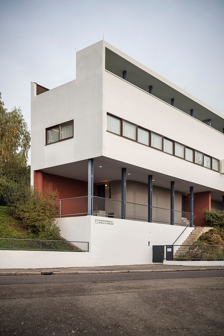 UNESCO World Heritage Le Corbusier House, Weissenhof Settlement, Stuttgart, Baden-Wuerttemberg, Germany