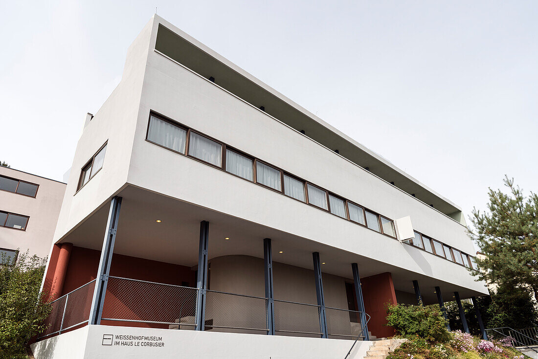 UNESCO World Heritage Le Corbusier House, Weissenhof Settlement, Stuttgart, Baden-Wuerttemberg, Germany