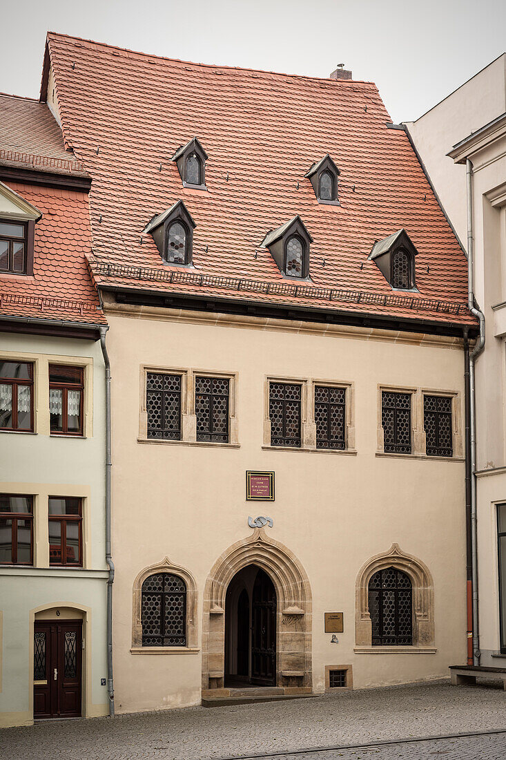 UNESCO Welterbe Lutherstädte, Sterbehaus von Martin Luther, Lutherstadt Eisleben, Sachsen-Anhalt, Deutschland