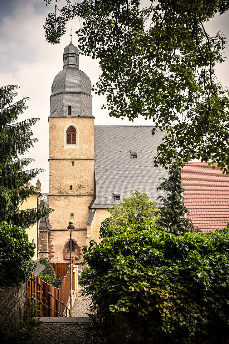 UNESCO Welterbe Lutherstädte, Taufkirche St Petri Pauli des Reformators Martin Luther, Lutherstadt Eisleben, Sachsen-Anhalt, Deutschland