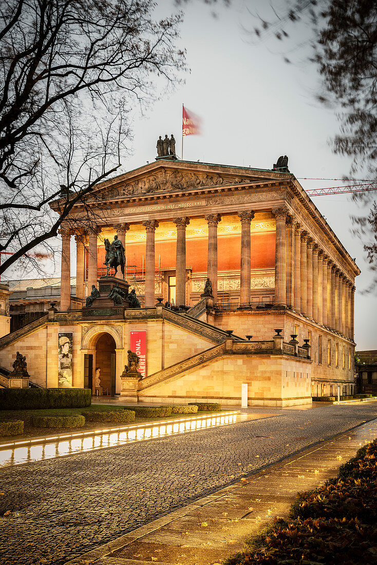 UNESCO Welterbe Berliner Museumsinsel, Alte Nationalgalerie, Berlin, Deutschland