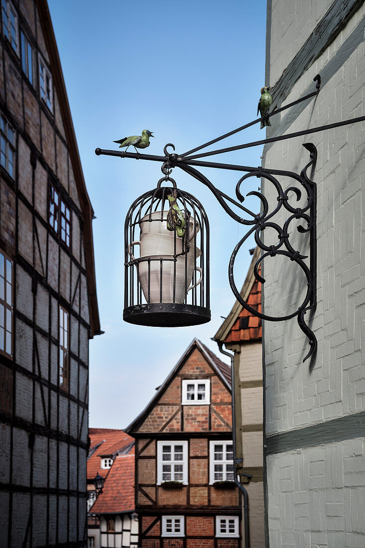 UNESCO Welterbe Fachwerkstadt Quedlinburg, Altstadt, Sachsen-Anhalt, Deutschland