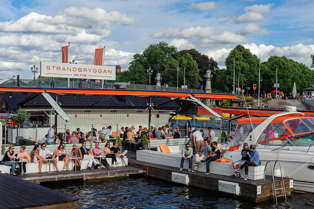Club Strandbryggan at Djurgardsbron, Stockholm, Sweden