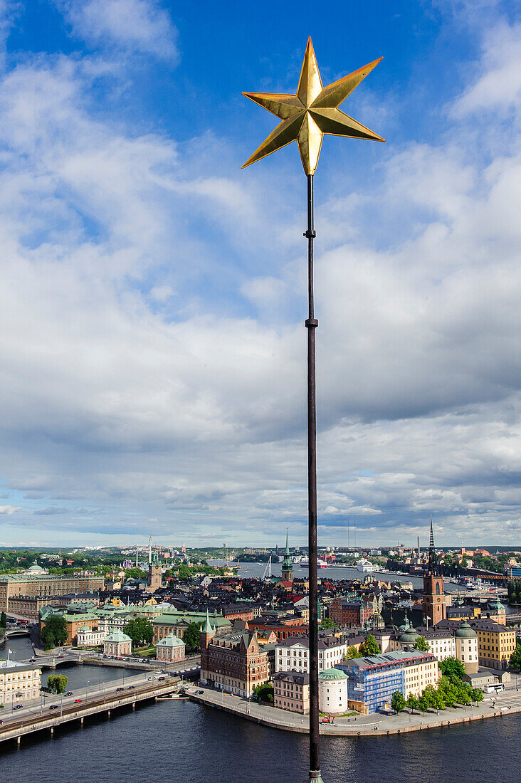 Blick vom Stadshuset Rathaus , Stockholm, Schweden