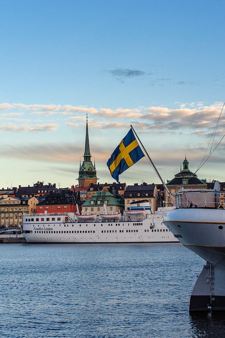 View from Soedermalm on Old Town Gamla Stan, Stockholm, Sweden