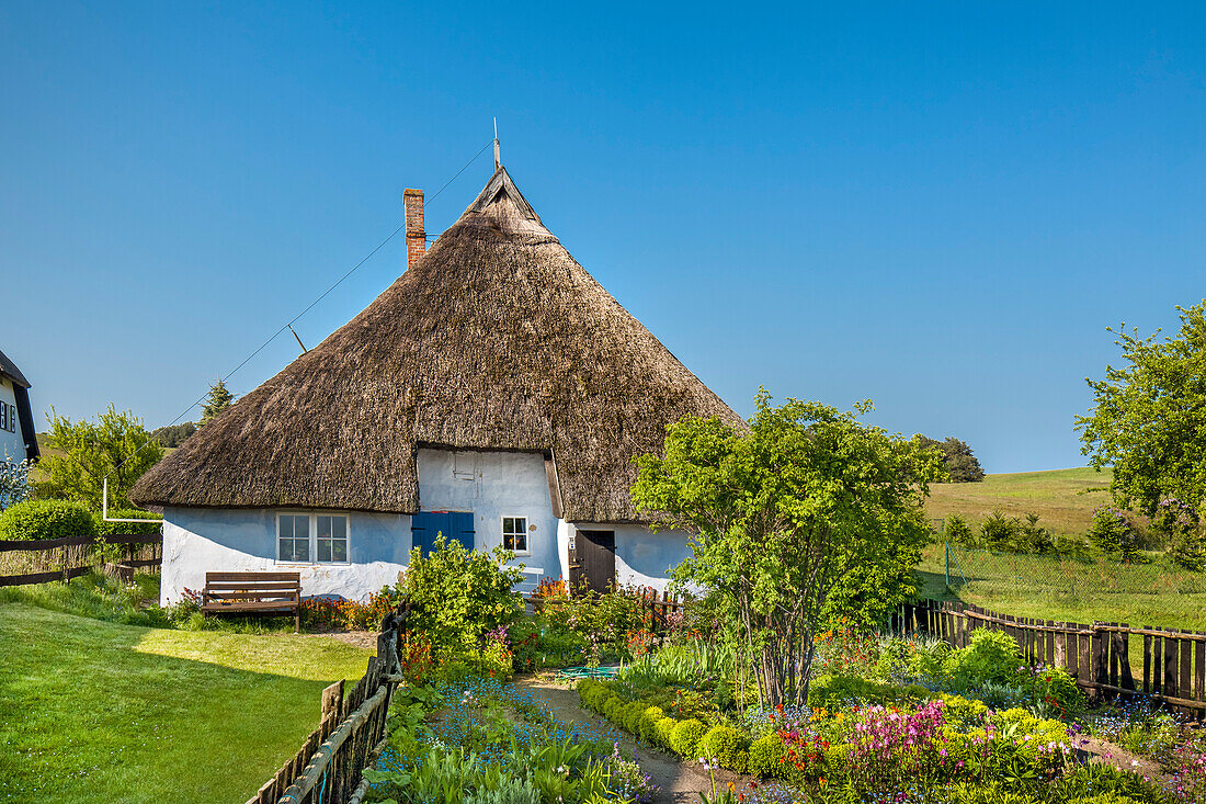 Pfarrwitwenhaus, Groß Zicker, Mönchgut, Rügen, Mecklenburg-Vorpommern, Deutschland