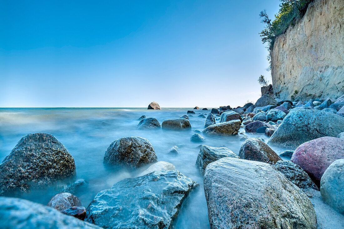 Boulder near Lobbe, Ruegen Island, Mecklenburg-Western Pomerania, Germany