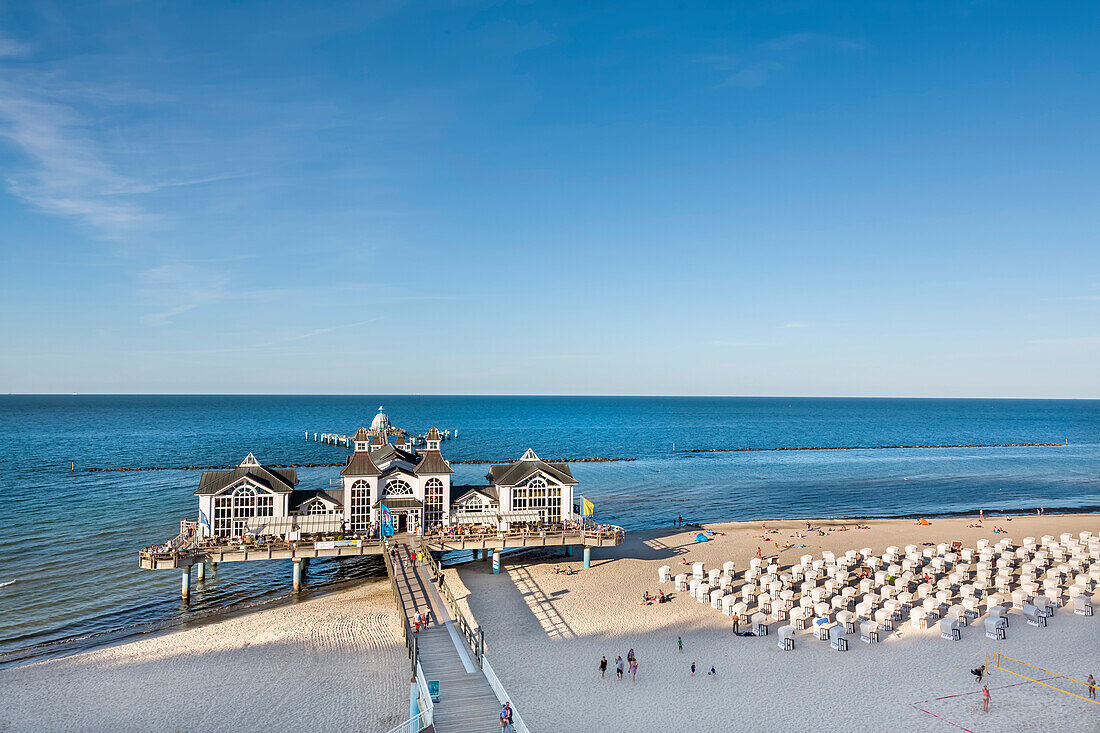 Pier, Sellin, Rügen Island, Mecklenburg-Western Pomerania, Germany