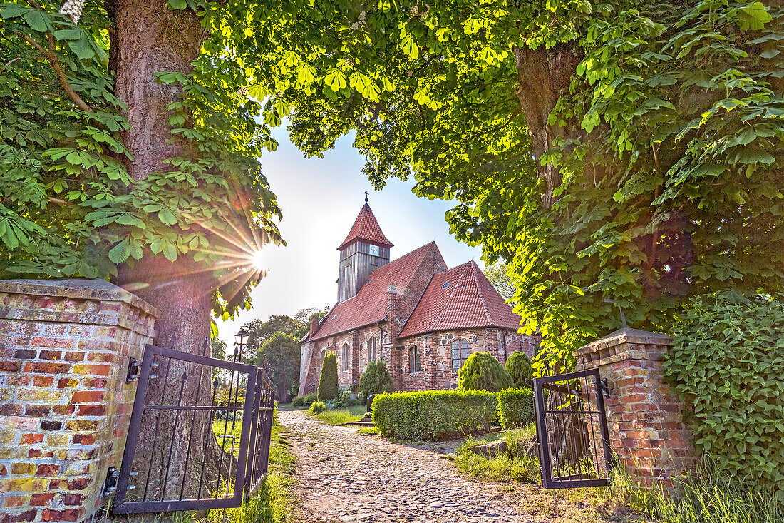 Church, Middelhagen, Mönchgut, Rügen Island, Mecklenburg-Western Pomerania, Germany