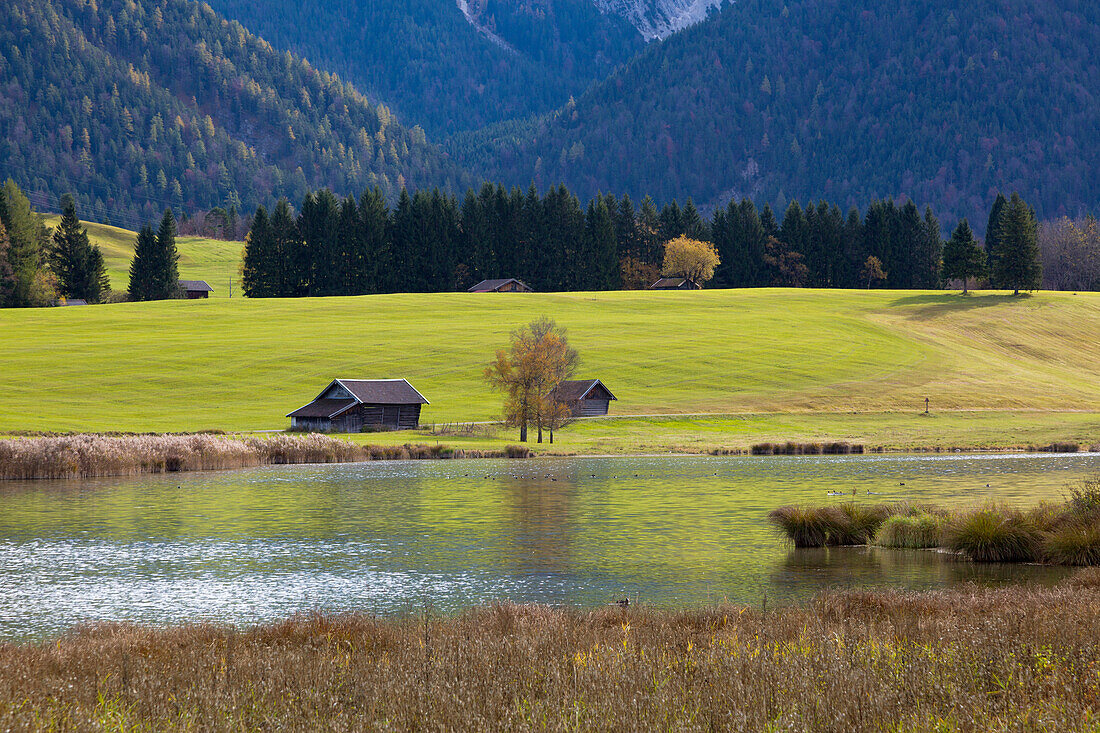 Schmalensee, bei Mittenwald, Werdenfelser Land, Bayern, Deutschland